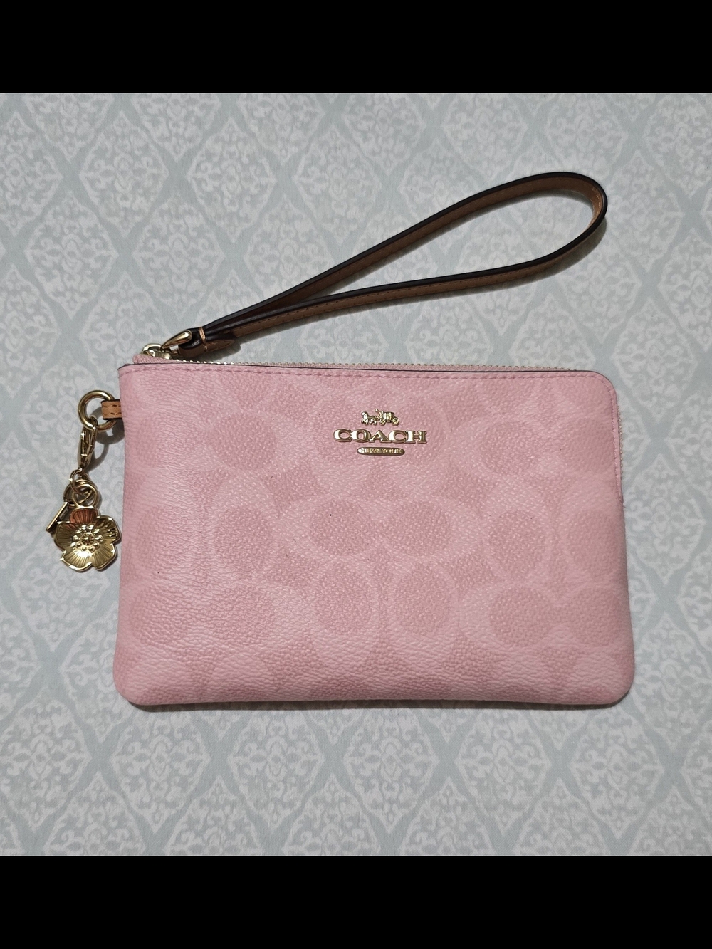 Coach Powder Pink Wristlet